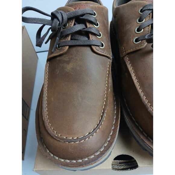 NEW W DEFECT Clarks Men\'s Gravelle Low Oxford, Tan Leather-SZ 9.5 main image 4